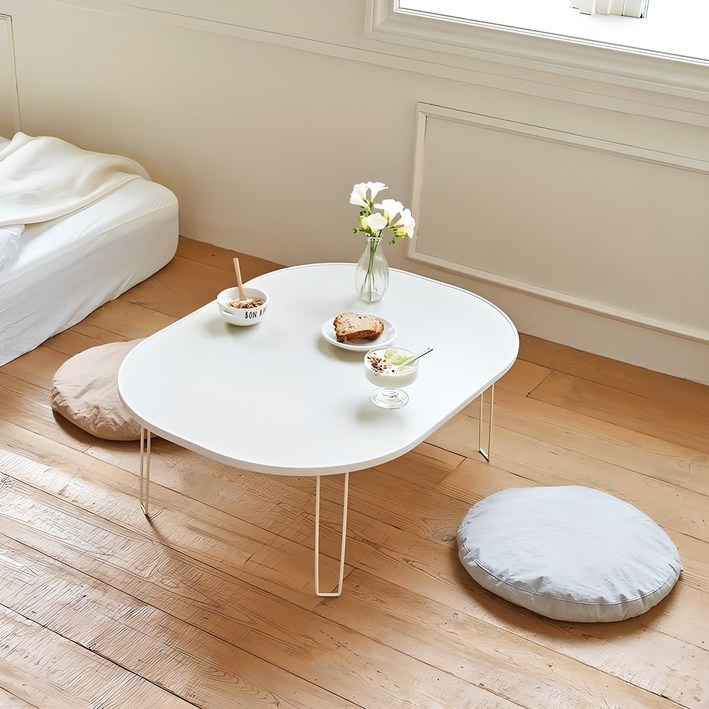 룸앤홈 모노 라운드 접이식 테이블