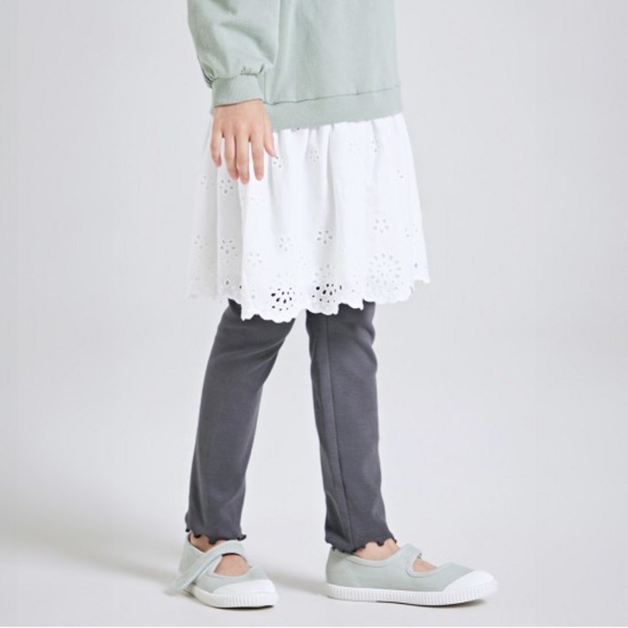 최초가 12900원  키즈 배색 레깅스 SPYVB49KU3T