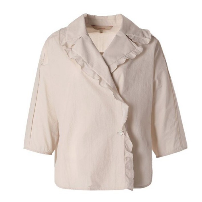 [요하넥스] 프릴라인 반팔 재킷 J3B5J06