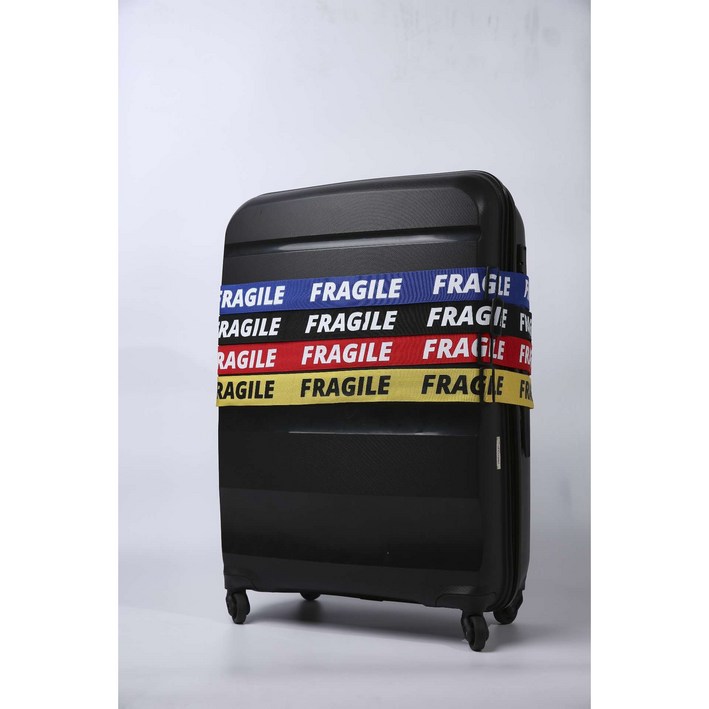 캐리어 벨트 터짐 방지 고정 fragile 컬러 스트랩, 2세트