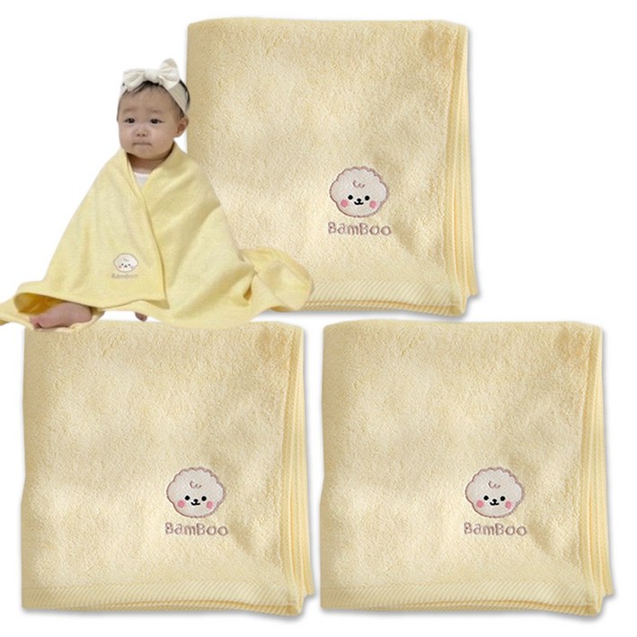 데일리맘 밤부 부드러운 아기목욕타올