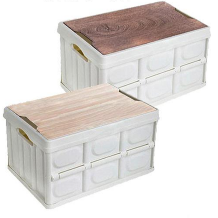 포캠 11 폴딩박스56L 2p세트 캠핑테이블 트렁크정리함 캠핑 리빙박스 수납박스