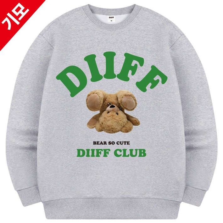 쿠마르 그린티베어 맨투맨 6 Color DIFM0014