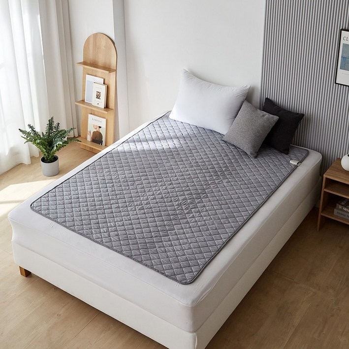 국내생산<2026년 최신형> 한일의료기 전기요 전기매트 싱글(중) 다이아몬드 그레이 1,000 x1,800mm