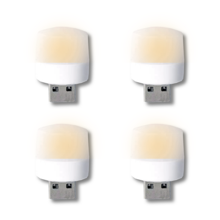 팩플 USB 미니라이트 휴대용 보조배터리 무드등 조명 LED 램프 캠핑 소형 전구