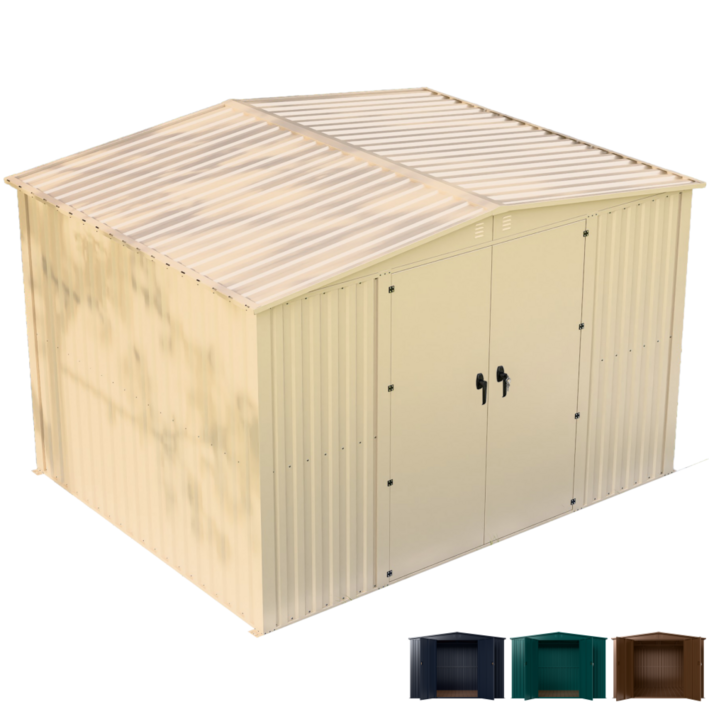 탑앤라이프 조립식창고 그랜드롱 야외창고농막이동식창고전원주택창고정원창고조립창고창고, 샌드베이지 가로형