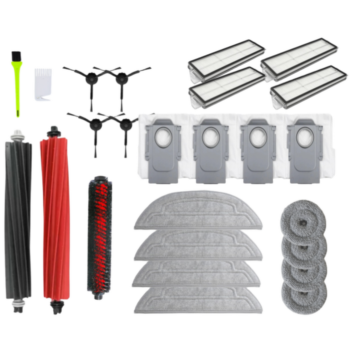 퓨어퍼스트 로보락 S8 MaxV Ultra 소모품 물걸레 더스트백 브러쉬 호환