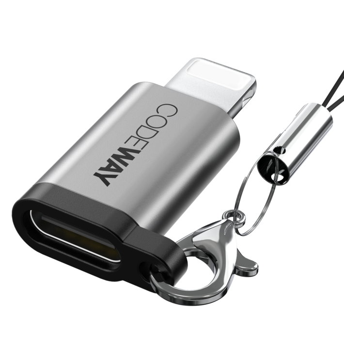 코드웨이 USB A otg 변환젠더 C타입, OTGCto8pin, 1개