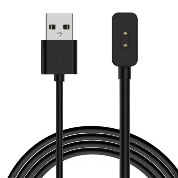 구스페리 A타입 스마트 밴드 고속 충전케이블 1m, 블랙, 1개