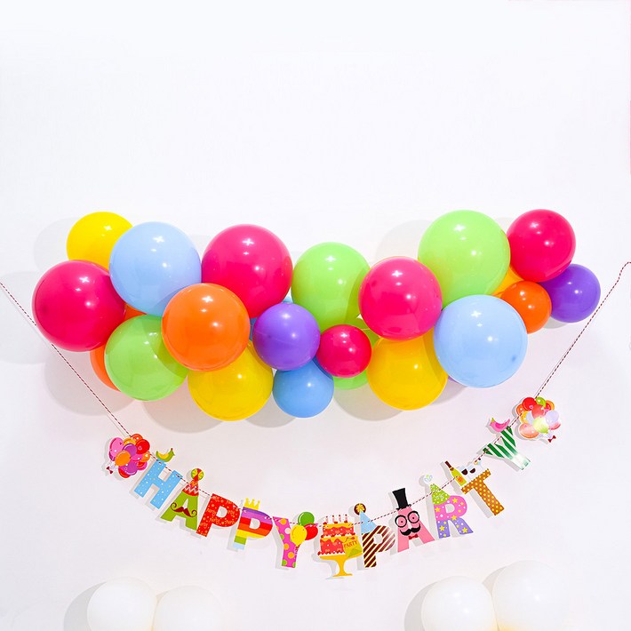 파티쇼 파티풍선 가랜드  SHOW생일파티가랜드 세트