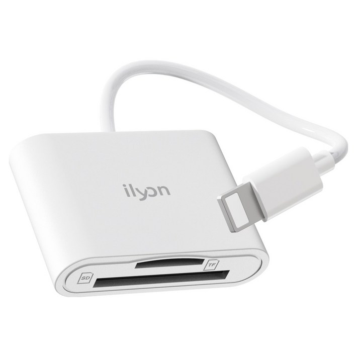 일리온 8핀 OTG 2in1 멀티 카드리더기 TF Micro SD카드 케이블