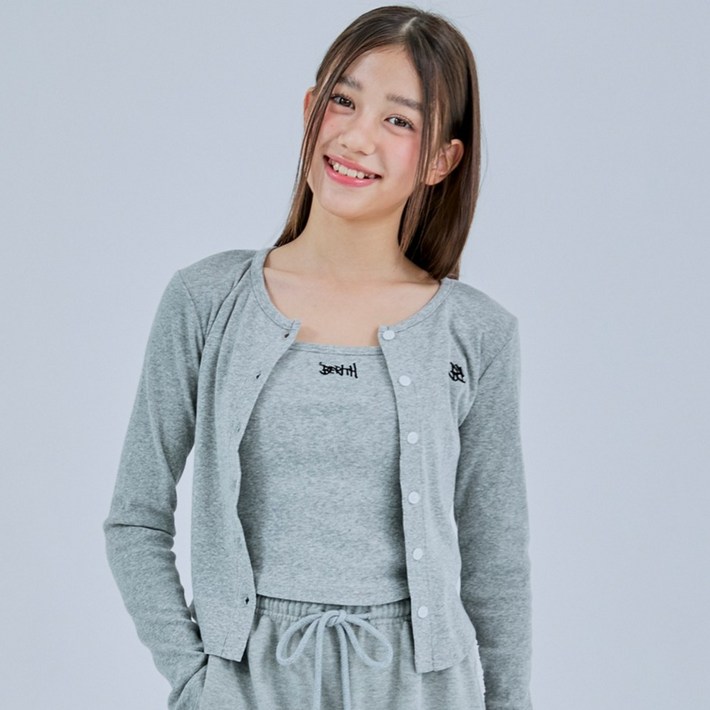 베리드 주니어 가디건 슬리브리스 세트