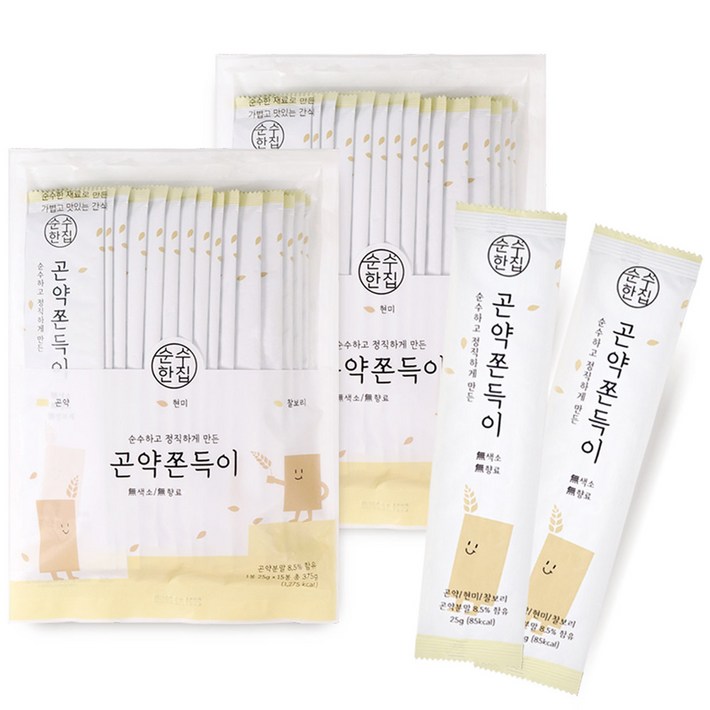 순수한집 곤약쫀드기 순수한집 곤약쫀드기