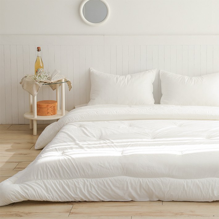 아르페지오베이직 헬로우 60수 피그먼트 워싱 옥수수솜 차렵이불