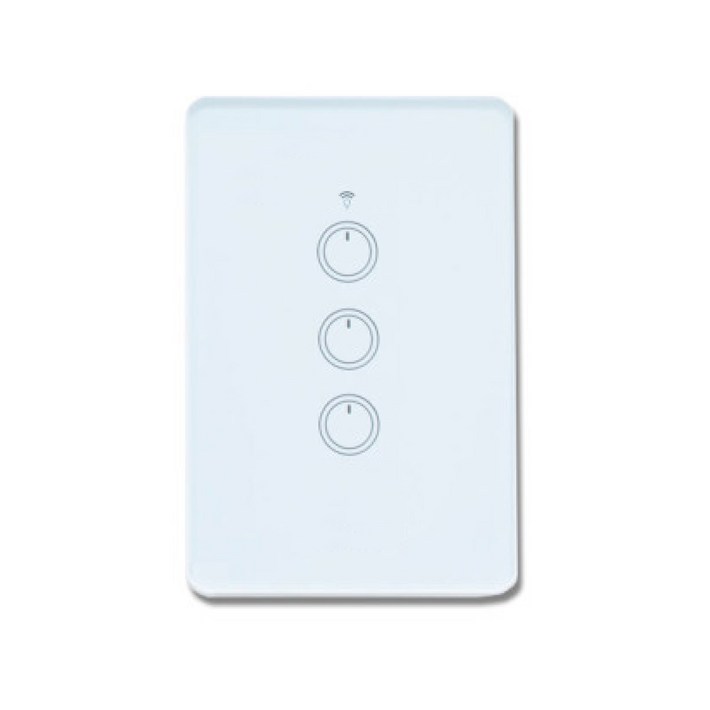 스마트빌 스마트 wifi iot 원격 제어 3구 화이트 스위치 2A(440W)