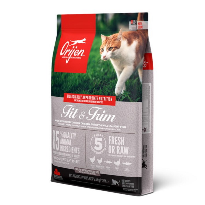 도그씨 오리젠 CAT 피트 앤 트림 5.4kg 고양이사료, 상세 설명 참조