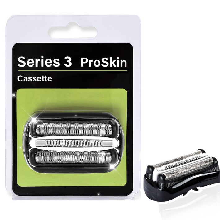 브라운 3 시리즈 면도기 32B 면도날 21B 300S 310s 3010S 3020S 3040s 호환, 1개, 32B