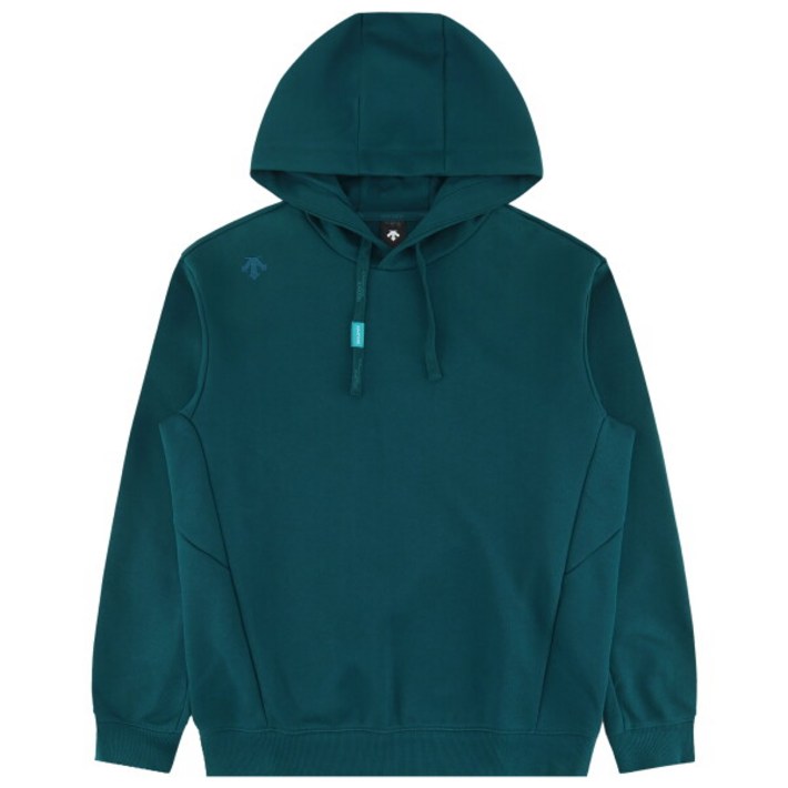 데상트 에센셜 백그래픽 후드 티셔츠 SQ123UHD21DGRN