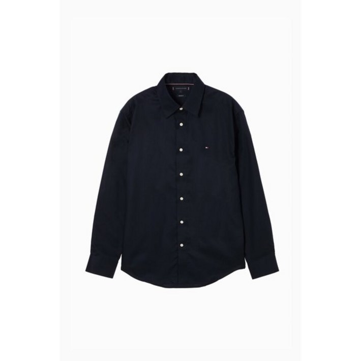 백화점출고 타미힐피거  남성 레귤러핏 논 아이언 솔리드 셔츠 T12F7WSH170MT2 DW5 데일리 남방 하객룩 가을