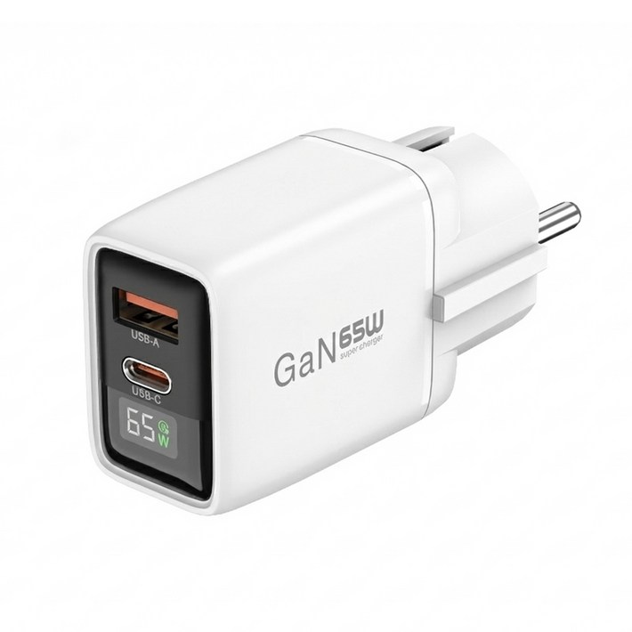 이노랩스 GaN 65W 디스플레이 접지형 초고속 충전기