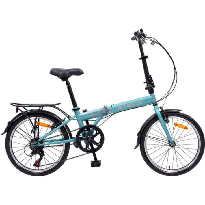 ATECX 프로 50 시마노 미니벨로 접이식 자전거 미조립, 다크블루