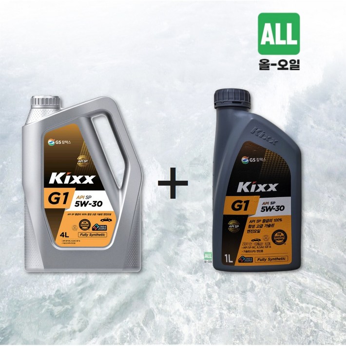 KIXX G1 5W30 SP 4L 1개 1L 가솔린 엔진오일 KIXX G1 5W30 SP 4L 1개 1L 가솔린 엔진오일