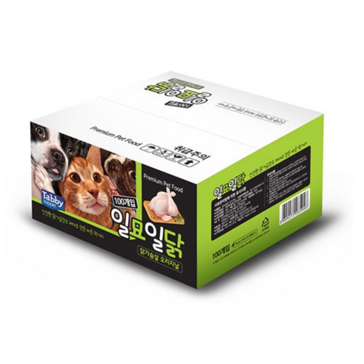 테비 일묘일닭 오리지날 고양이 간식 닭가슴살 22g