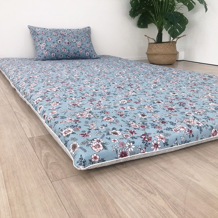 100 국내생산 사계절 누빔 요커버블라썸, 블라썸 블루