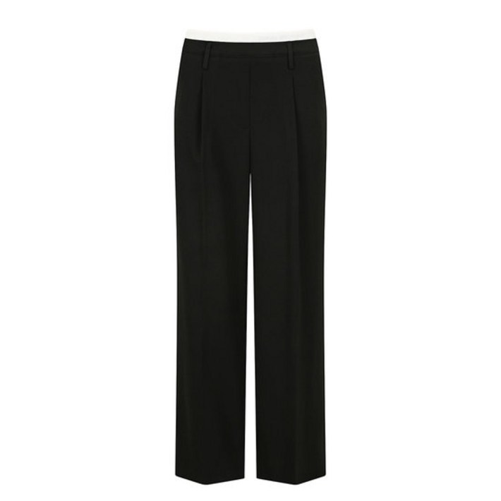 제이제이지코트 JJ지고트 기모 배색 원턱 와이드 팬츠 GPCP0SL901 348039