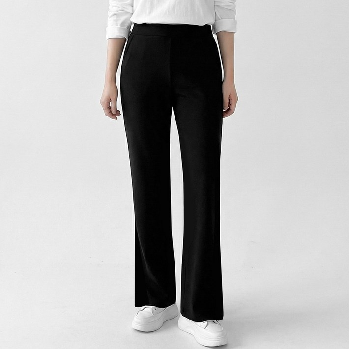 봄가을 세미부츠컷바지 에이플심플 여성데일리밴딩팬츠