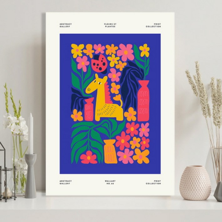 세잔느화실 마음치유, 안정감을 주는 따뜻한 아이방꾸미기 인테리어그림 액자, 18.보니또장식2