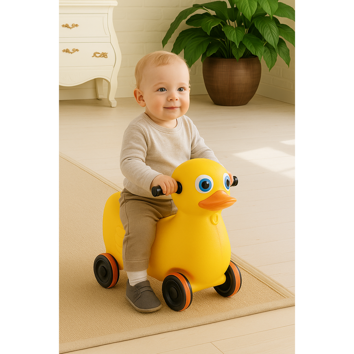 귀여운 꽥꽥이 오리 붕붕카 우리아이 발육성장 업, 1개