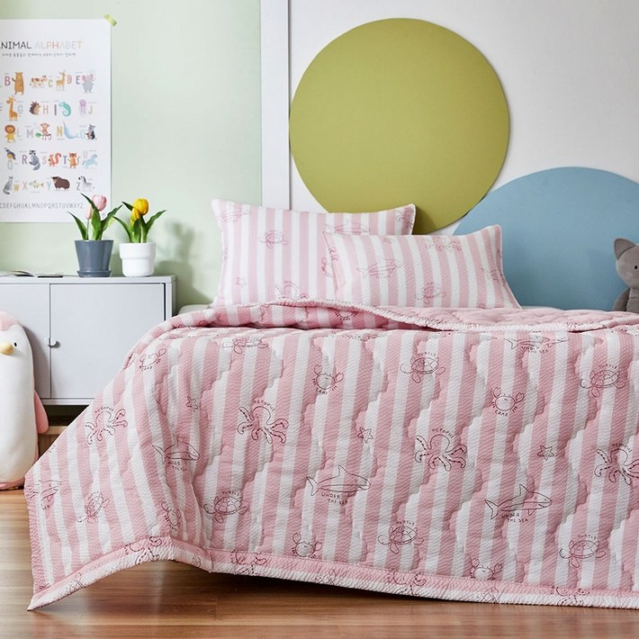 모던하우스 언더더씨 리플 아사 차렵이불 핑크 150×190 CZ0223030