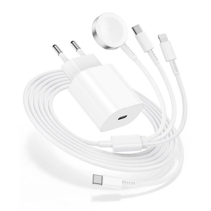 루미아코어 애플워치 무선 충전기 C타입 20W c타입 고속 충전기 8핀 3ni1고속충전케이블