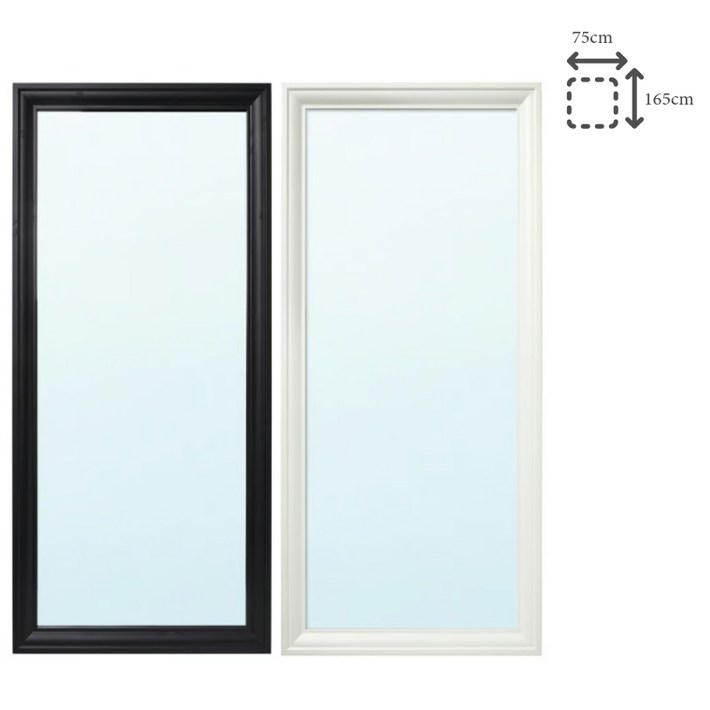 이케아 벽걸이 거울 세로형 현관 욕실 전신 75×165 토프트뷘