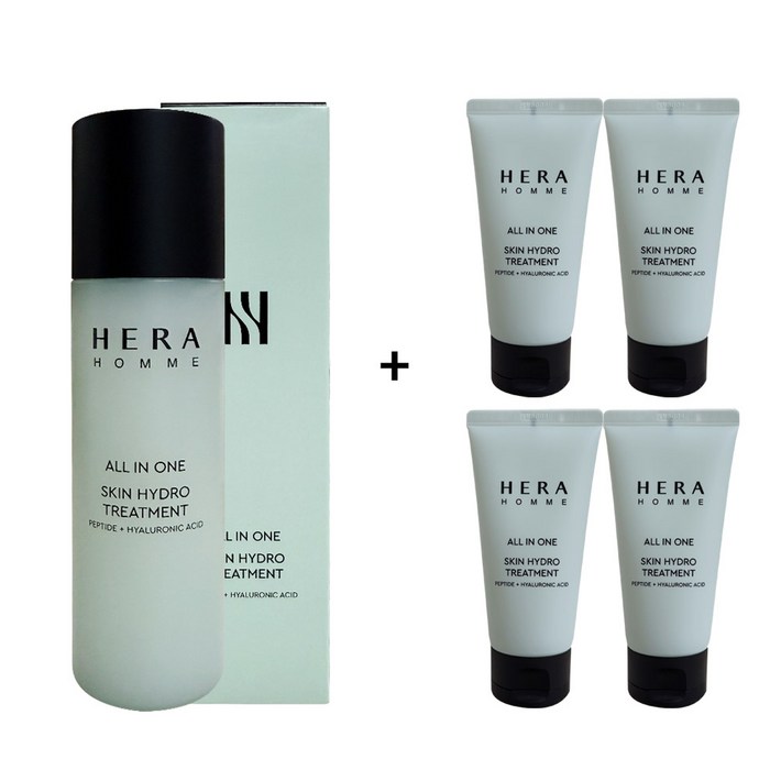 헤라 옴므 스킨 하이드로 트리트먼트 올인원 150ml + 헤라 옴므 올인원 75ml x 4개 총300ml 증정