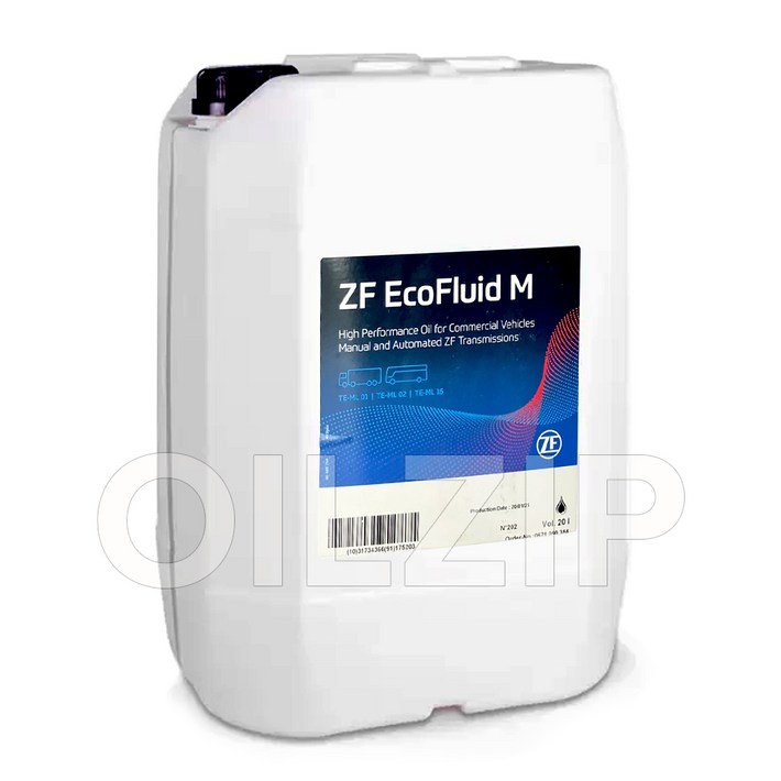 ZF순정미션오일 ZF EcoFluid, 에코플루이드 M, 75W80, 유럽직수입정품, 독일산 20L