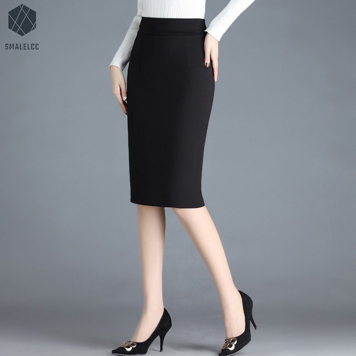 SMALELCC 여성 H라인 스판  치마 미니 스커트