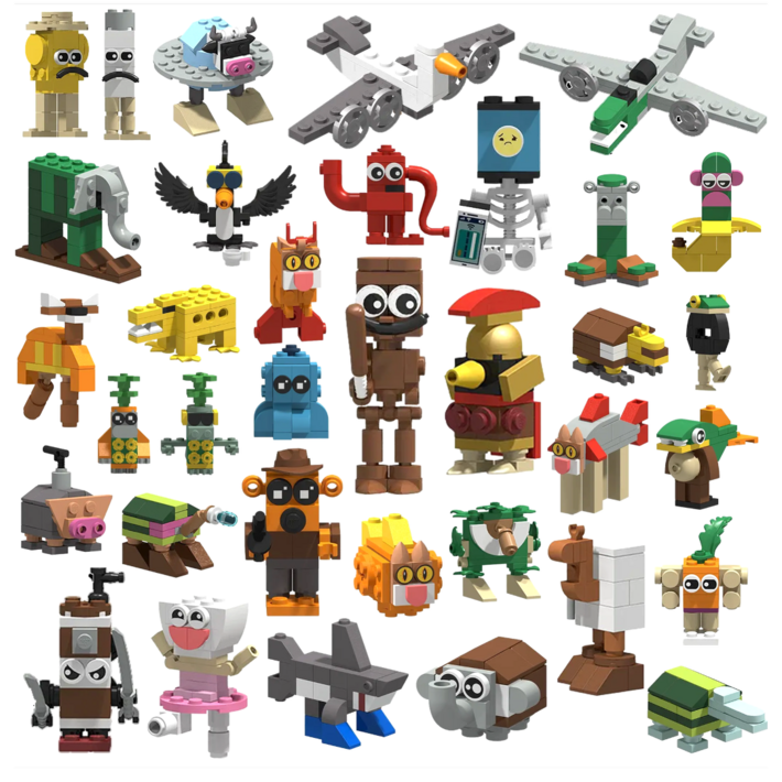 이탈리안 브레인롯 블록 전체 캐릭터 35종 풀세트, 1개