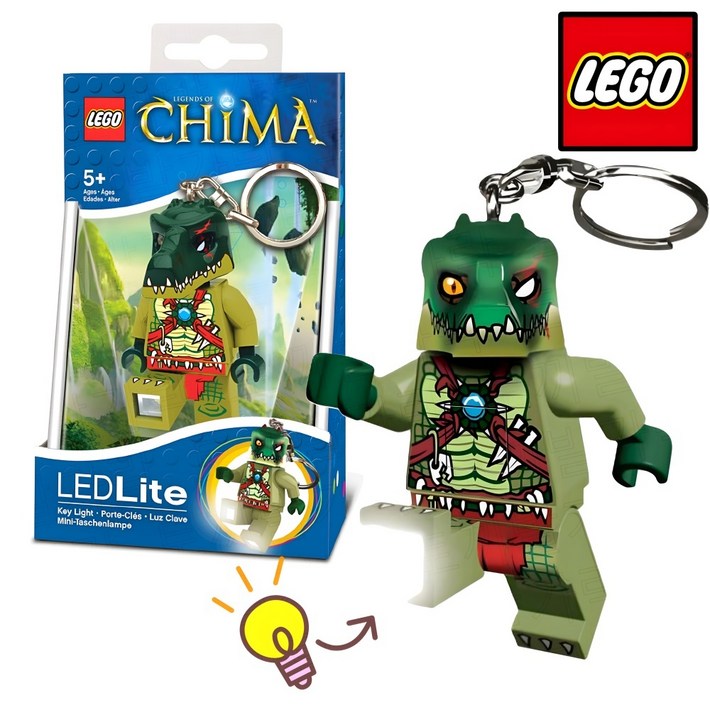 버니토 레고 키마 크래거 LED 후레쉬 키체인 장난감키링