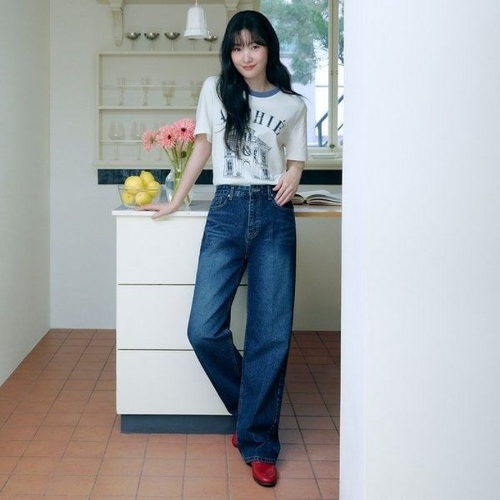 온앤온 스트레이트 데님 팬츠 NEJ4SL238 625204