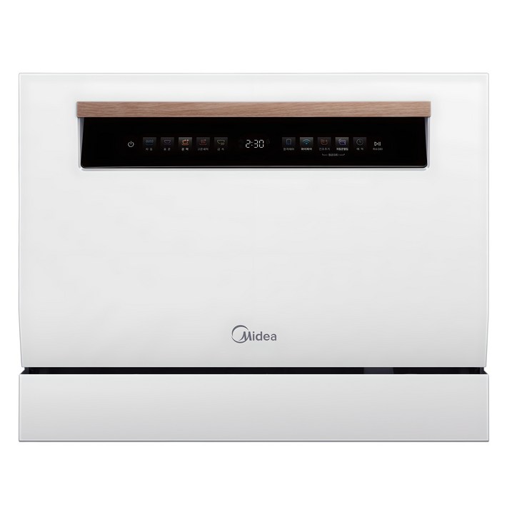 마이디어 카운터탑 앱연동 자동문열림 6인용 식기세척기, 화이트, MDWTT0608WKR, 방문설치