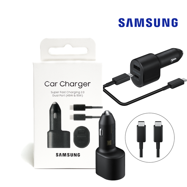 케이블 세트 삼성 60W 듀얼포트 차량용 초고속 충전기 EPL5300, EPL5300기본 케이블 세트