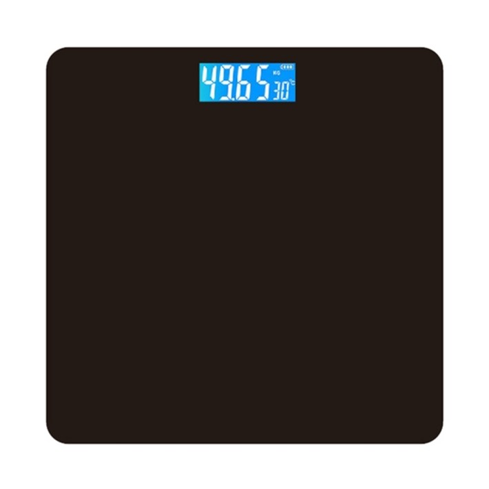 5시 오늘출발 FOOI 스마트 고정밀 가정용 디지털 LED 체중계, 3.올 블랙, 1개, FOOI