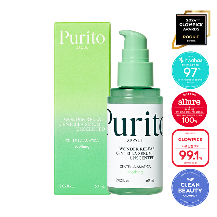 퓨리토서울 원더 릴리프 센텔라 세럼 언센티드, 1개, 60ml