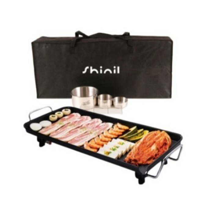 신일 와이드 전기그릴 특대형 세트, SGPH77WS혼합검정