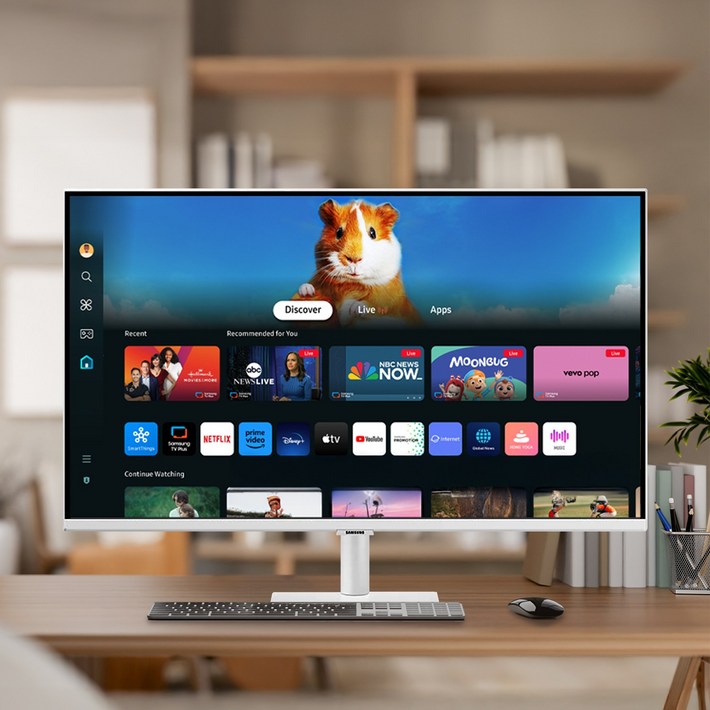 삼성전자 스마트 모니터 M5 27인치 유튜브 넷플릭스 OTT