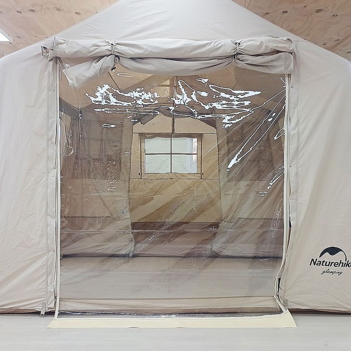 네이처하이크12x 우레탄창 자석필요없는 거치식 출입지퍼2개포함