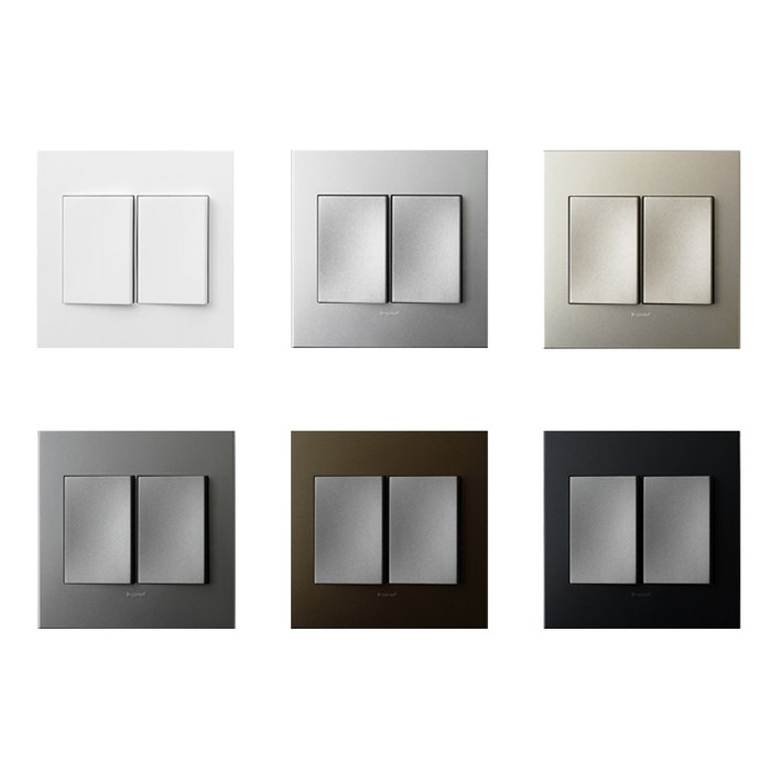 르그랑 아테오 중2구 스위치 3모듈, 1개