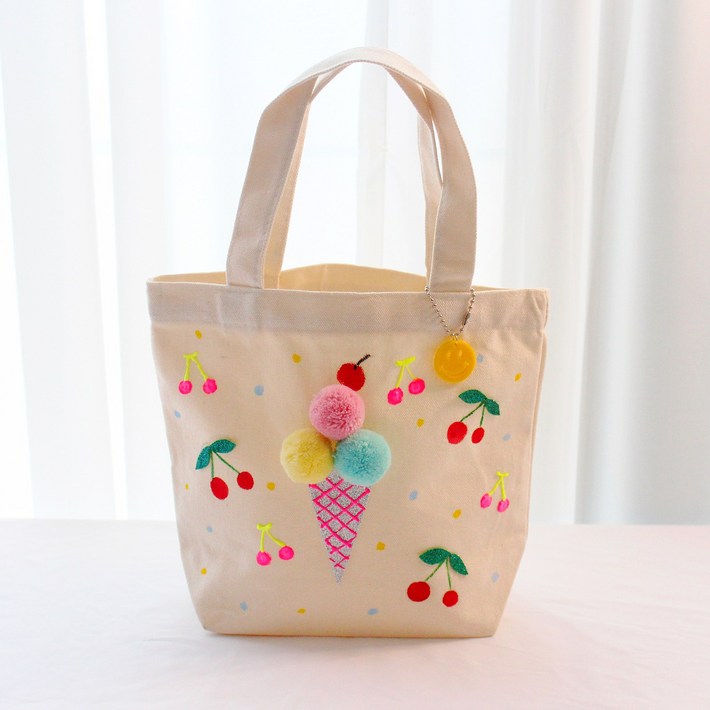 야광펜 에코백 DIY 만들기 미술키트, 1세트